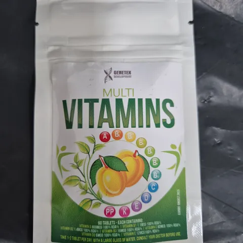 BOX OF APPROXIMATELY 85 PACKS OF CUTS-N-GAINS TABLETS - MULTI VITAMINS (60 TABLETS PER PACK)