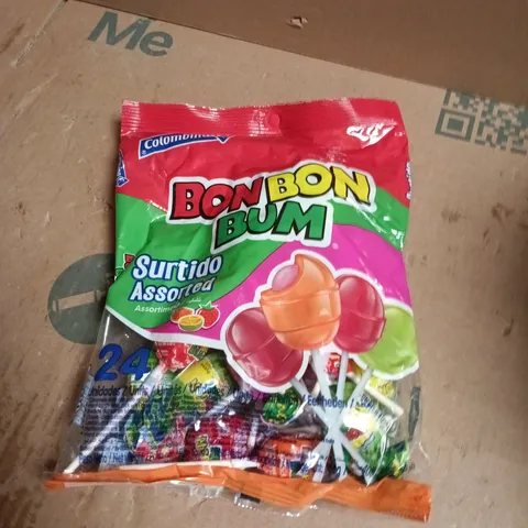 APPROXIMATELY 7 ASSORTED FOOD & DRINK ITEMS INCLUDING BON BON BUM LOLLIES AND BORDER BISCUITS 