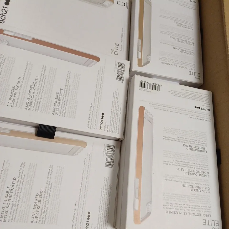 LOT OF 69 TECH21 EVO ELITE WITH 2M DROP PROTECTION