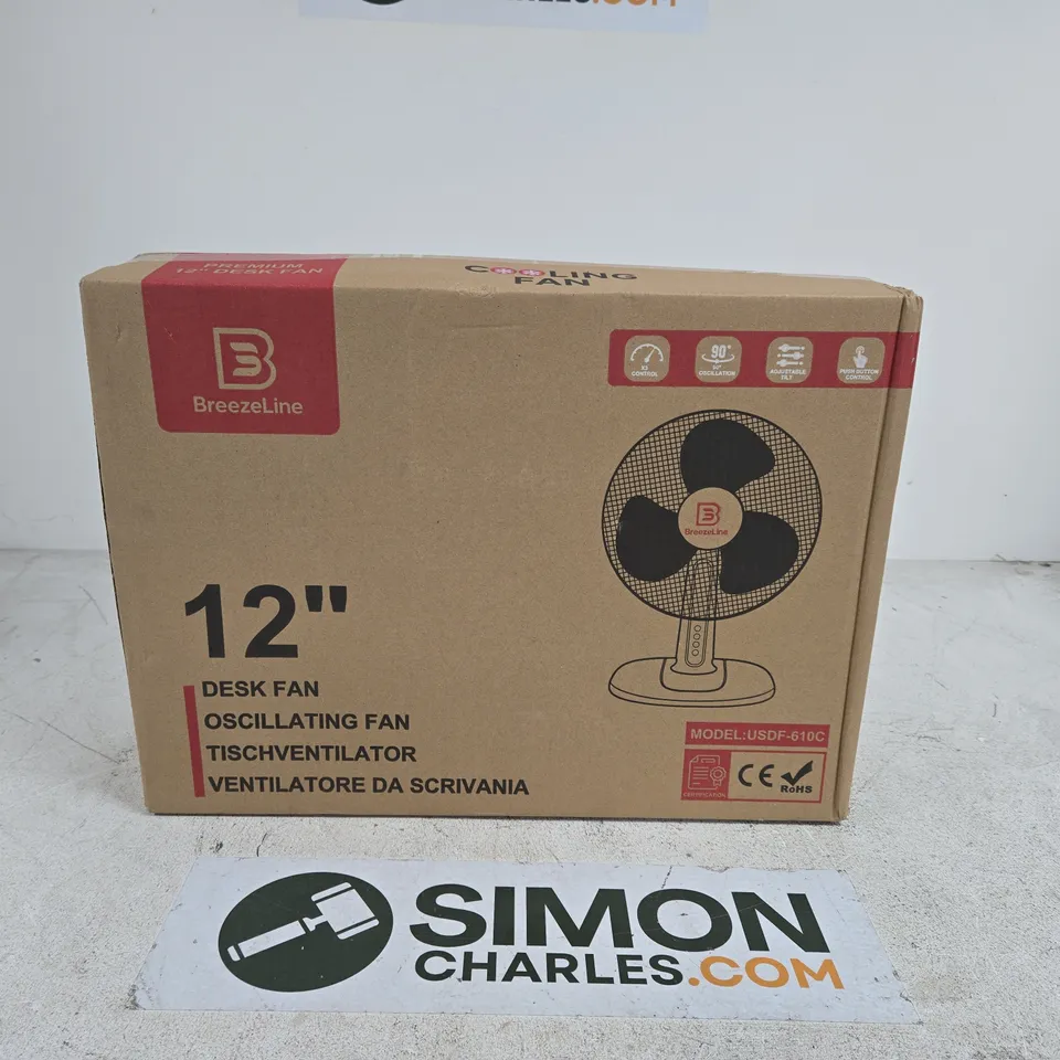12" PREMIUM COOLING FAN BOXED
