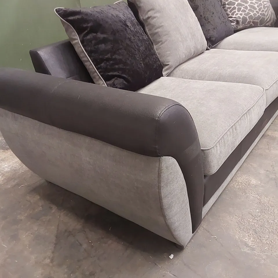 QUALITY DESIGNER HILTON RIGHT HAND DOUBLE ARM CORNER GROUP SOFA