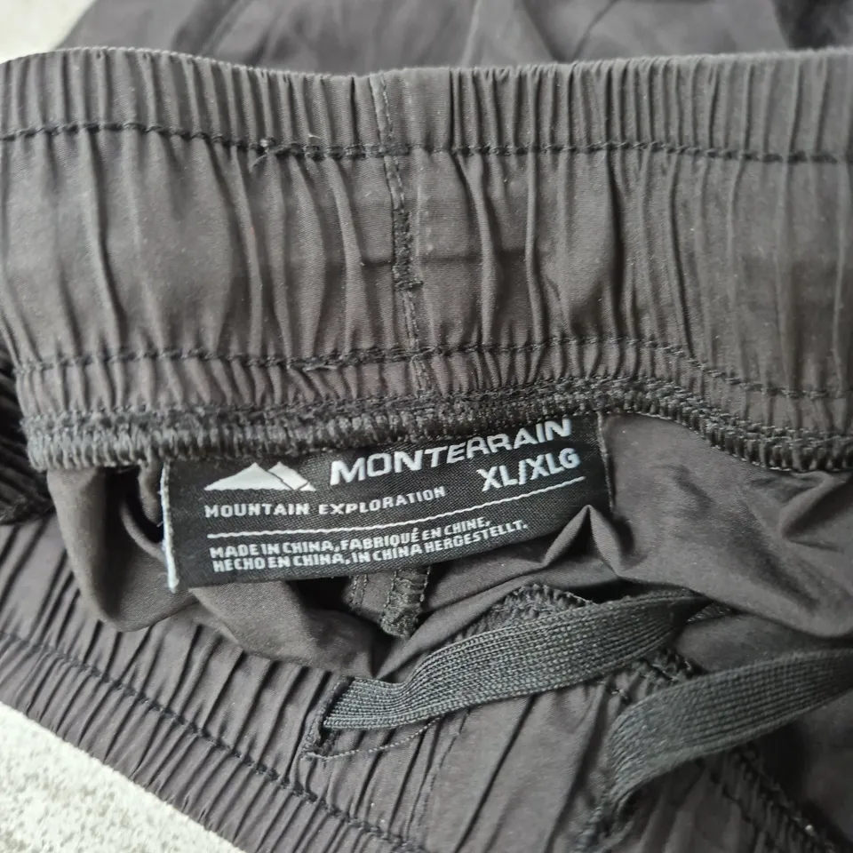 MONTERRAIN MOUNTAIN EXPLORATION SHORTS – BLACK, XL