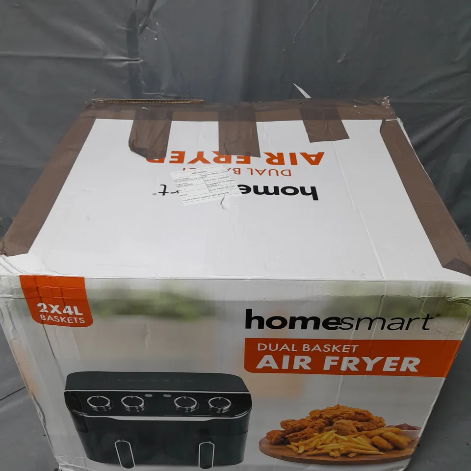 BOXED HOMESMART DOUBLE BASKET AIRFRYER