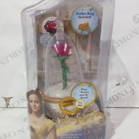DISNEY BEAUTY AND THE BEAST ENCHANTED ROSE JEWELERY BOX