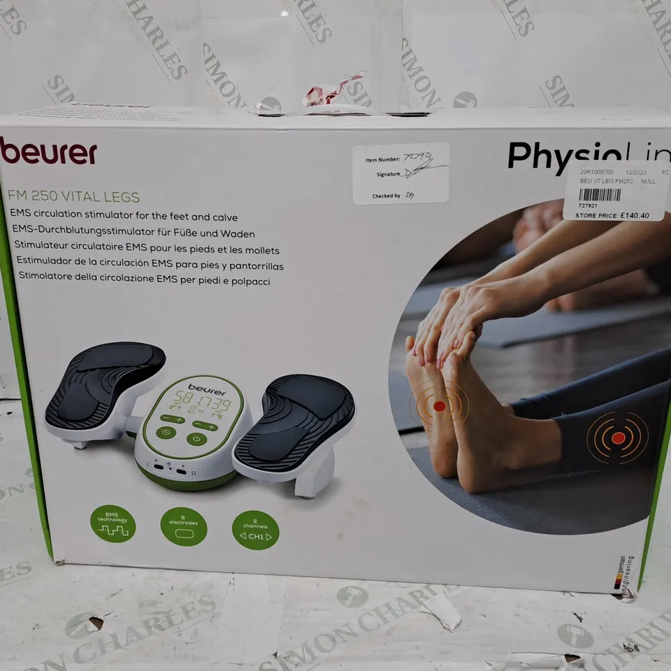 BOXED BEURER FM 250 VITAL LEGS 