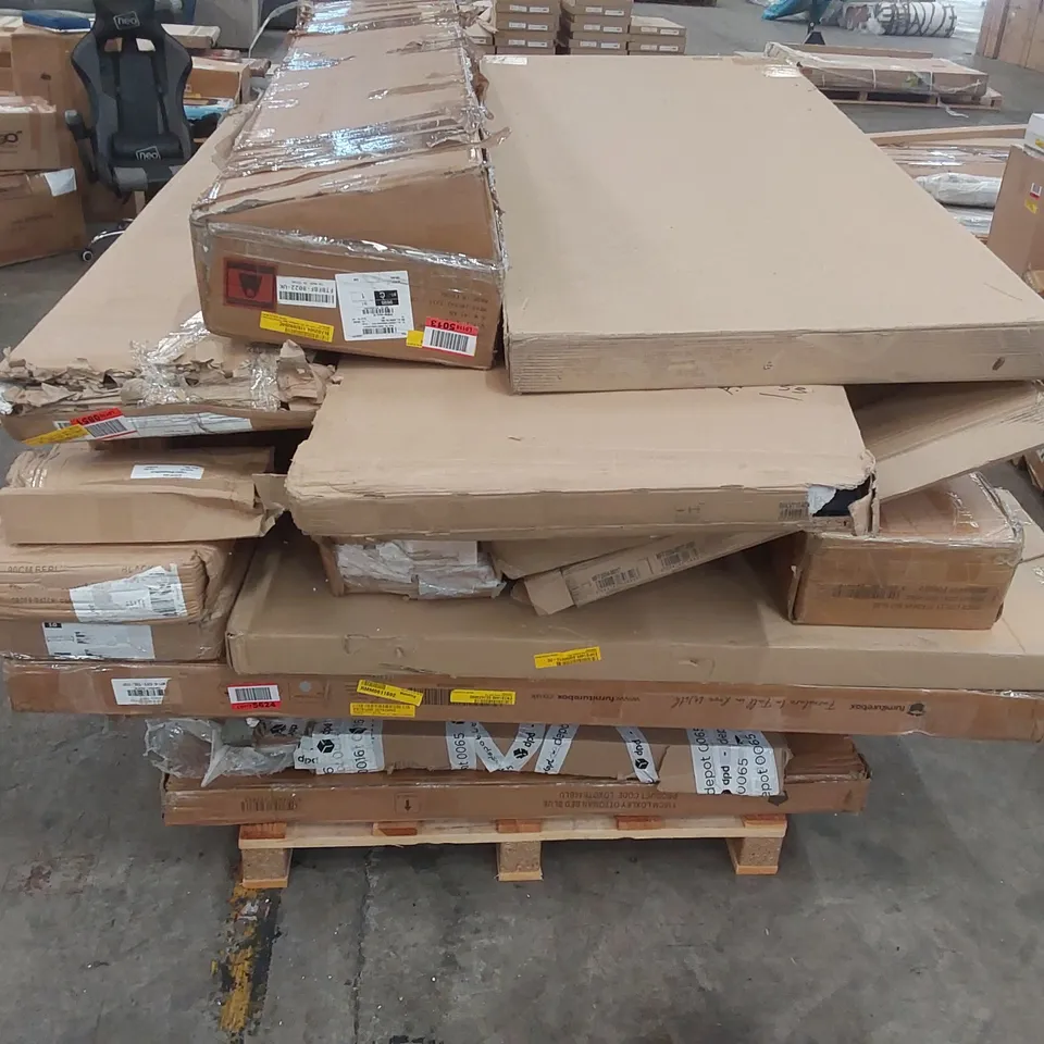 PALLET CONTAINING A VERY LARGE QUANTITY OF ASSORTED FURNITURE PARTS ECT