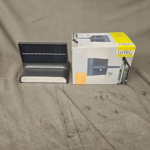 BOXED LUTEC TWILL SOLAR LED MOTION SENSOR 