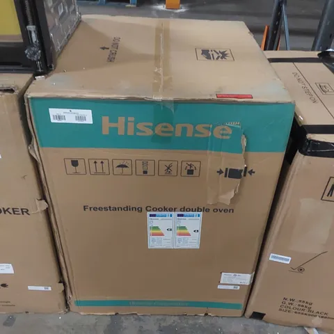 BOXED HISENSE HDE3211BWUK 60 CM ELECTRIC CERAMIC COOKER