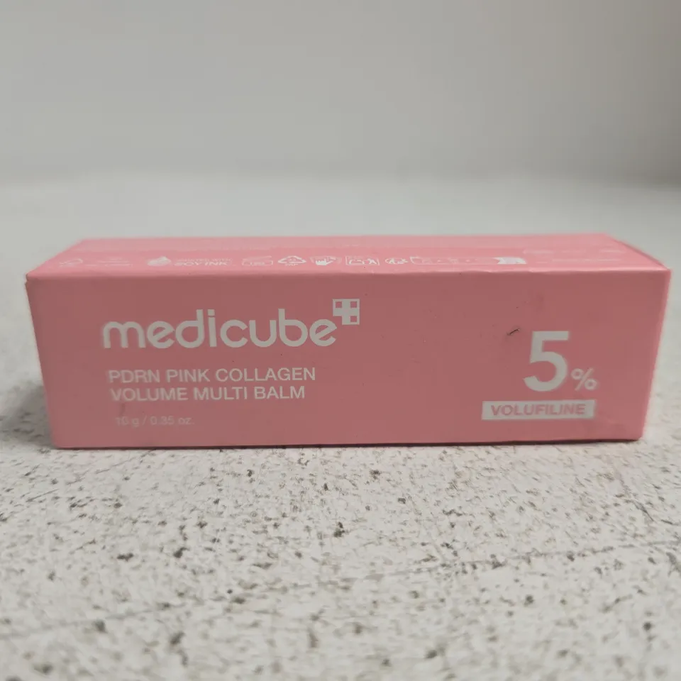 BOXED AND SEALED MEDICUBE PDRN PINK COLLAGEN VOLUME MULTI BALM (10G)