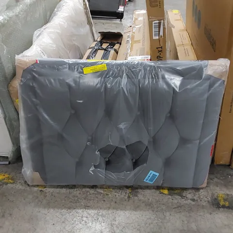 BAGGED MCKINNEY LUXURY SUEDE SINGLE HEADBOARD
