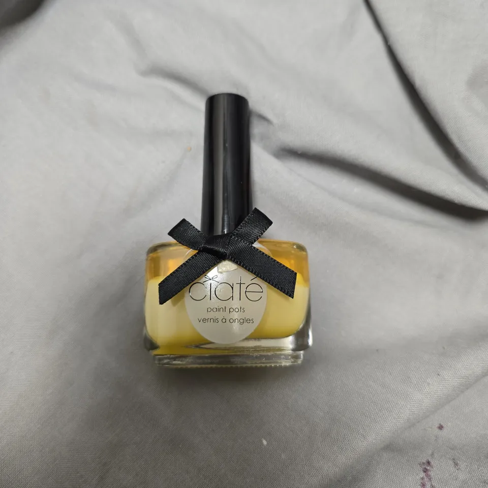 CIATÉ LONDON PAINT POTS NAIL POLISH – LOOP THE LOOP (PP151) – YELLOW