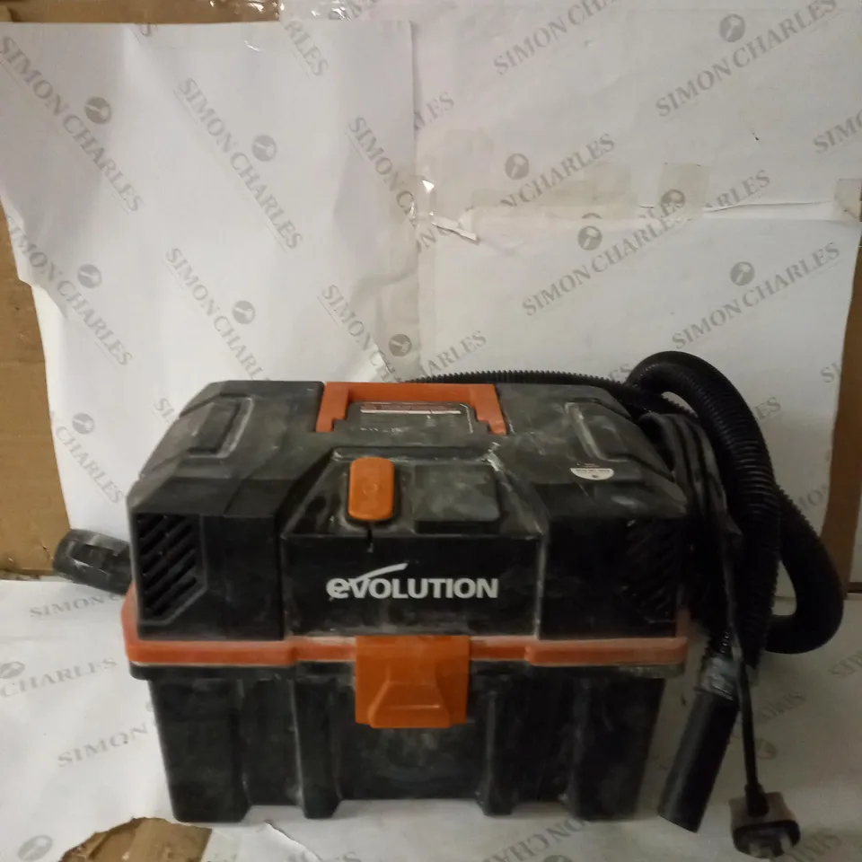 EVOLUTION POWER TOOLS 086-0001 R15VAC LIGHTWEIGHT WET & DRY VACUUM CLEANER