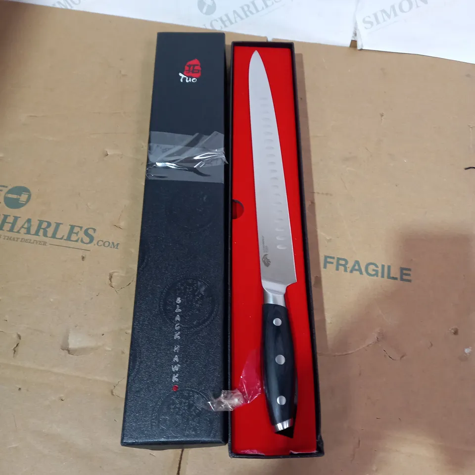 BOXED TUO BLACK HAWK TC1207 SLICING KNIFE