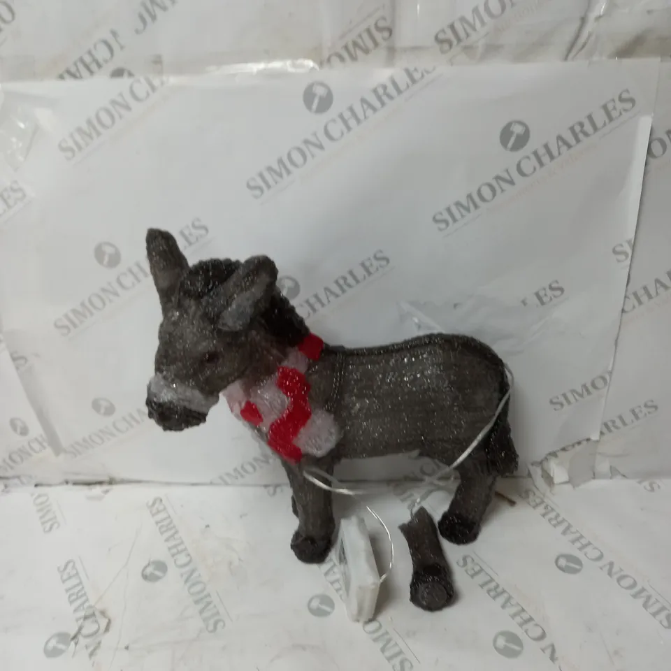 DOMINIC THE DONKEY ACRYLIC FESTIVE LIGHT  RRP £25.99