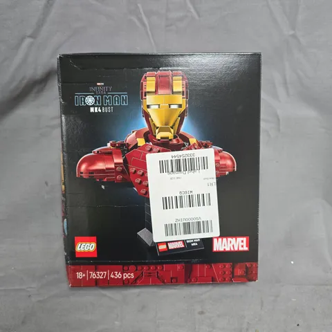 BOXED LEGO IRON MAN MK4 BUST - 76327