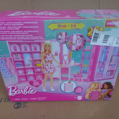 BOXED BARBIE DREAM CLOSET