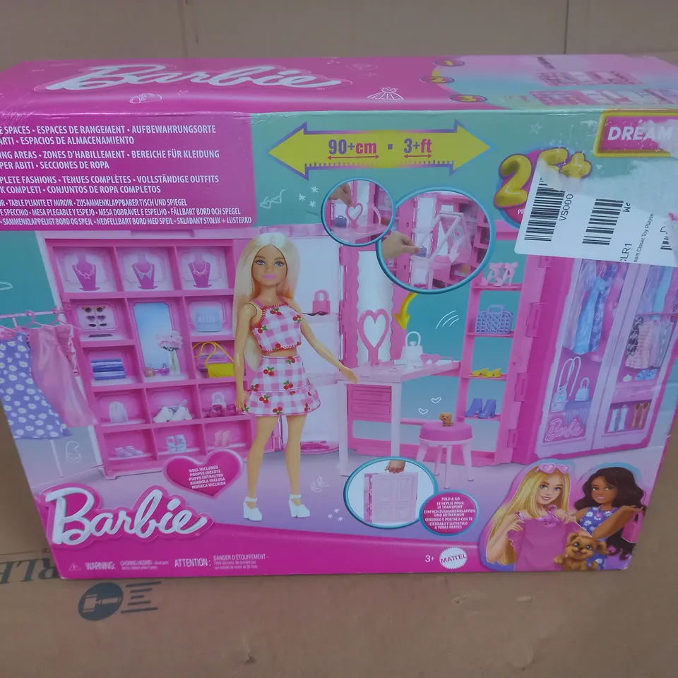 BOXED BARBIE DREAM CLOSET