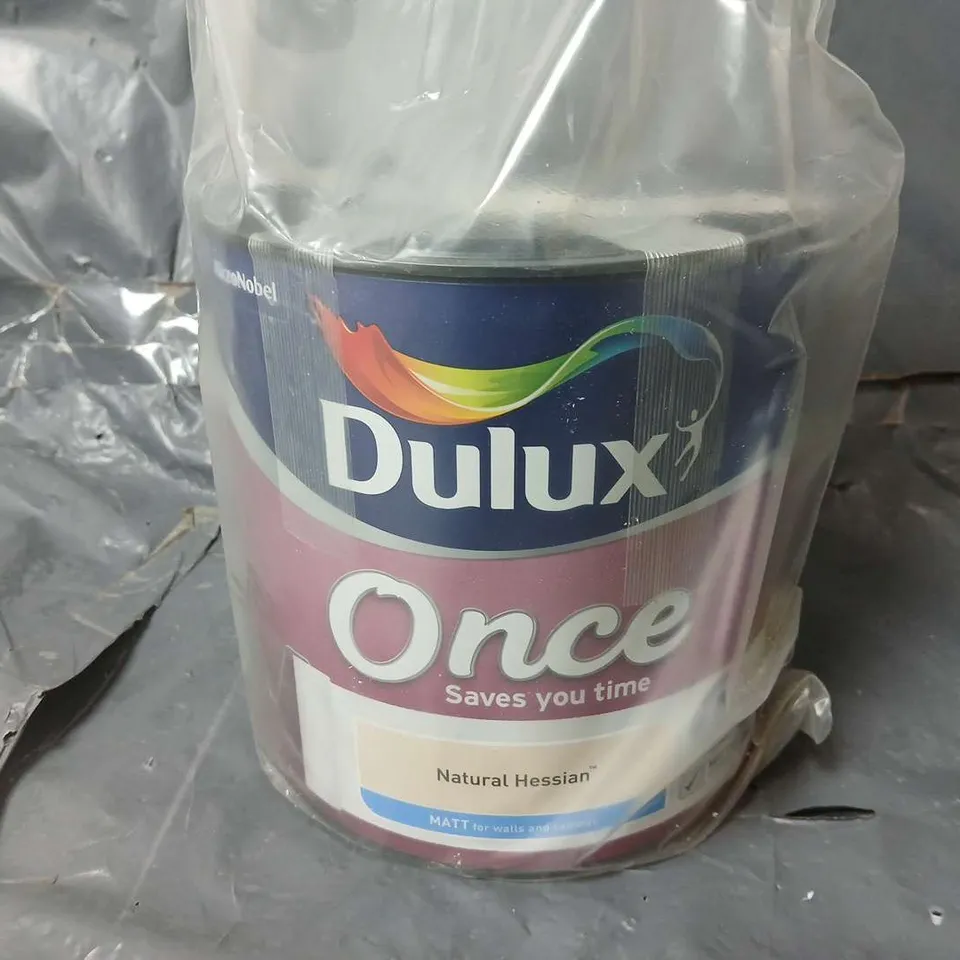 DULUX ONCE NATURAL HESSIAN MATT PAINT (2.5L) - COLLECTION ONLY