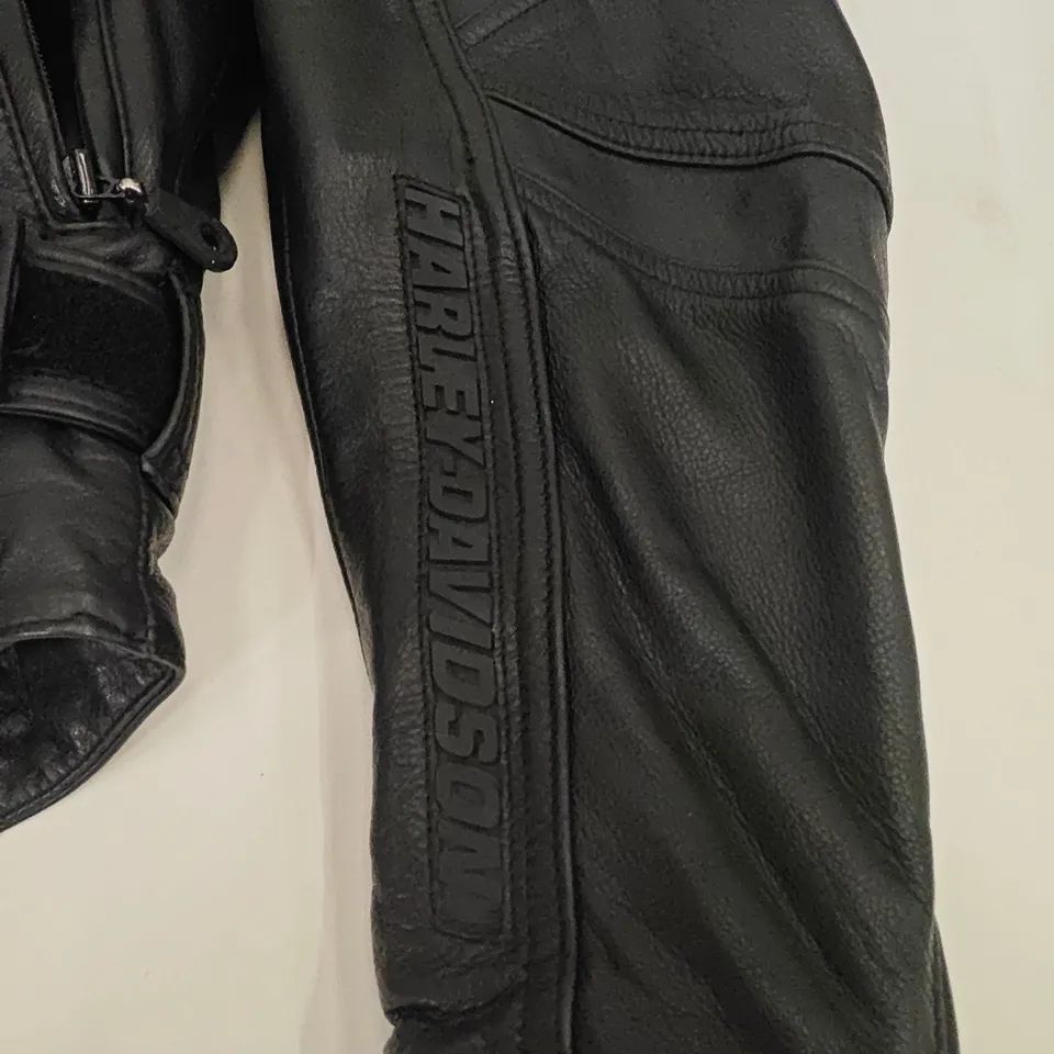 HARLEY DAVIDSON MENS FXRG LEATHER JACKET - MED CHEST 38-41"
