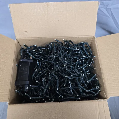 SET OF 1000 MULTIFUNCTION BRIGHT WHITE SPARKLE INDOOR/OUTDOOR CHRISTMAS TREE LIGHTS