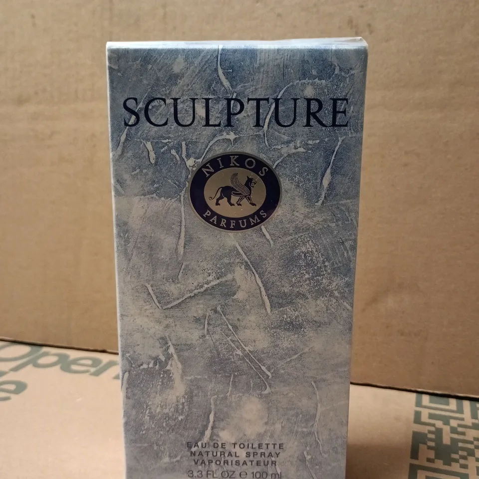 BOXED AND SEALED SCULPTURE NIKOS PARFUMS EAU DE TOILETTE 100ML