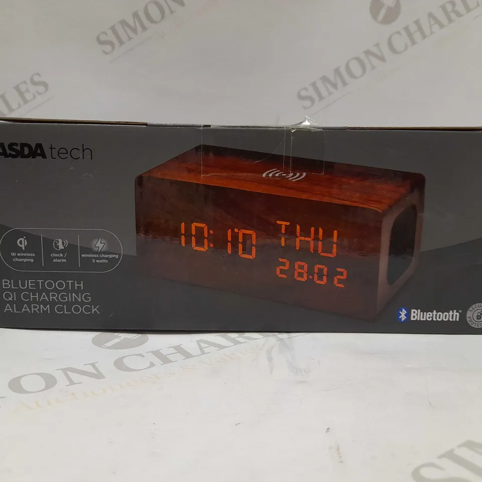 TECH BLUETOOTH QI CHARGING ALARM CLOCK