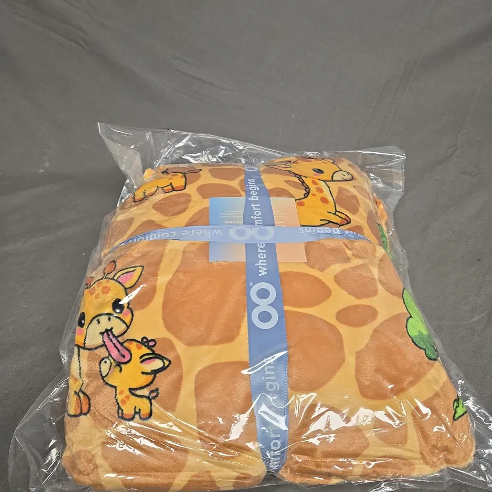 SEALED ADULT OODIE - GIRAFFE