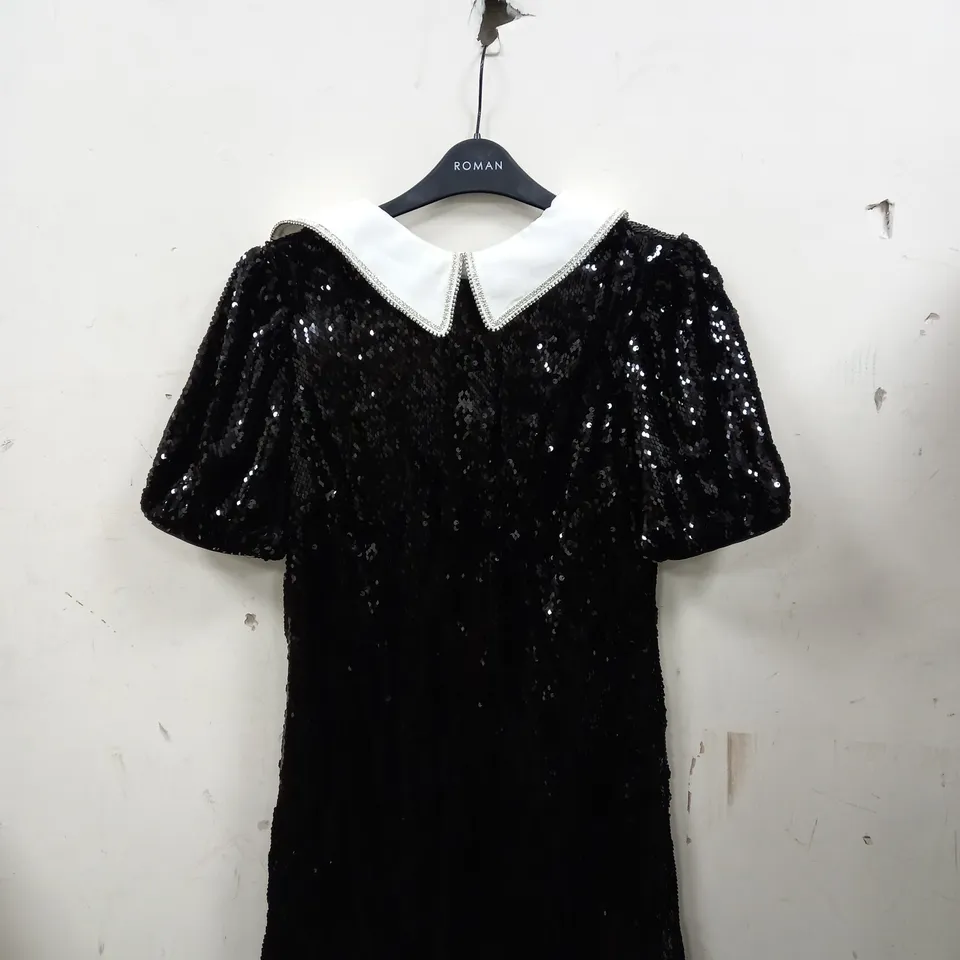 TED BAKER SEQUIN SHIFT DRESS - SIZE 1