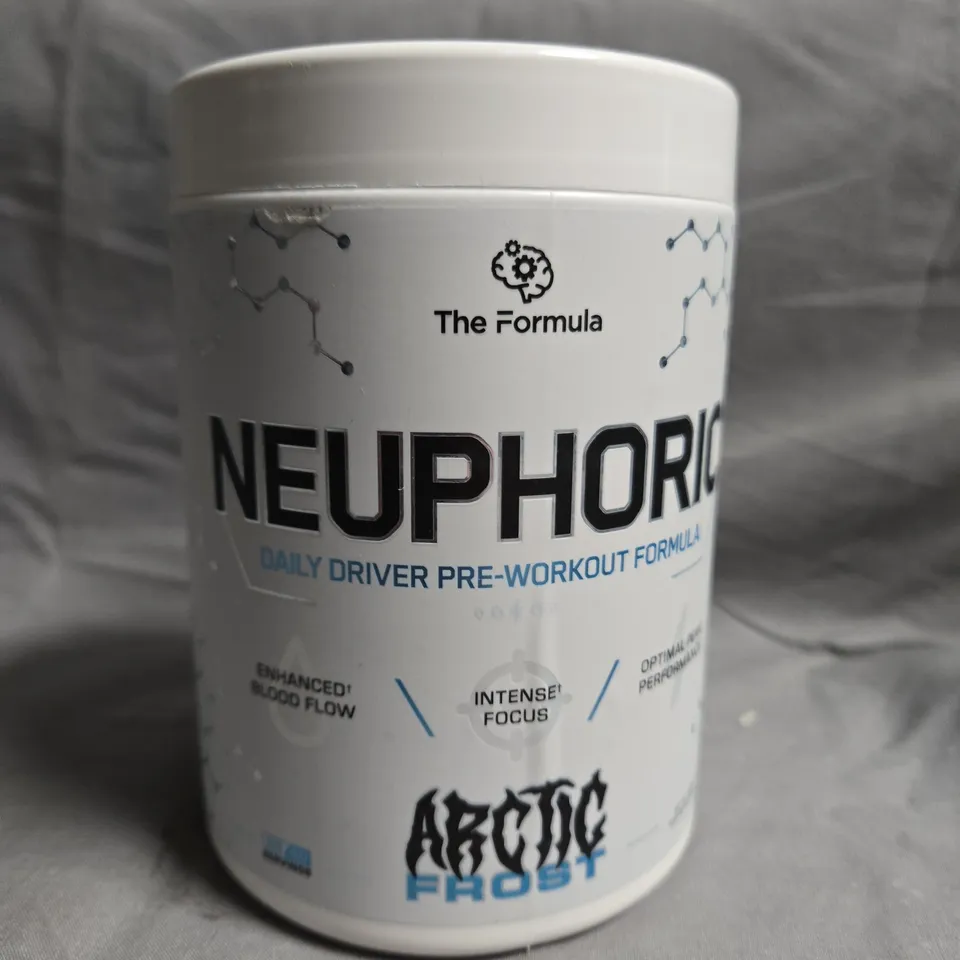 THE FORMULA NEUPHORIC DAILY DRIVER PRE-WORKOUT FORMULA – ARCTIC FROST