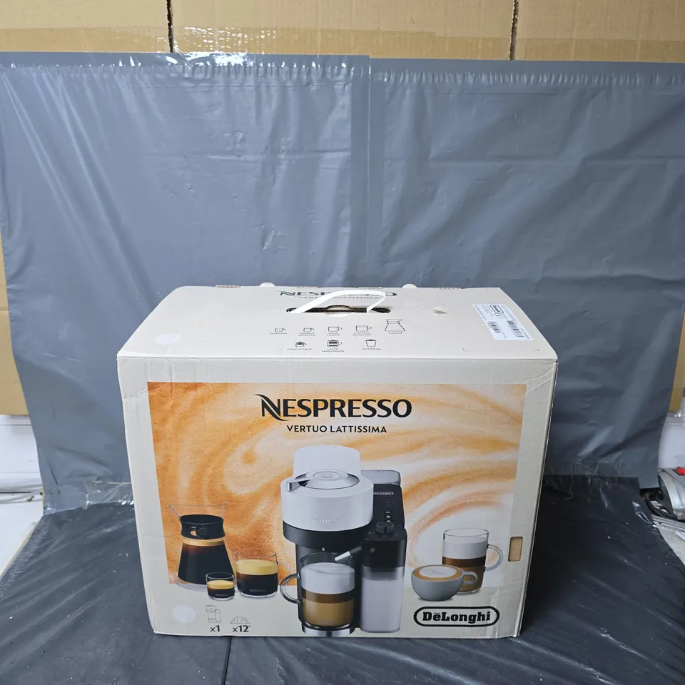 BOXED NESPRESSO VERTUO LATISSIMA BY DELONGHI - WHITE