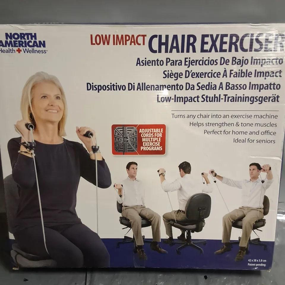 BOXED LOW IMPACT CHAIR EXERCISER