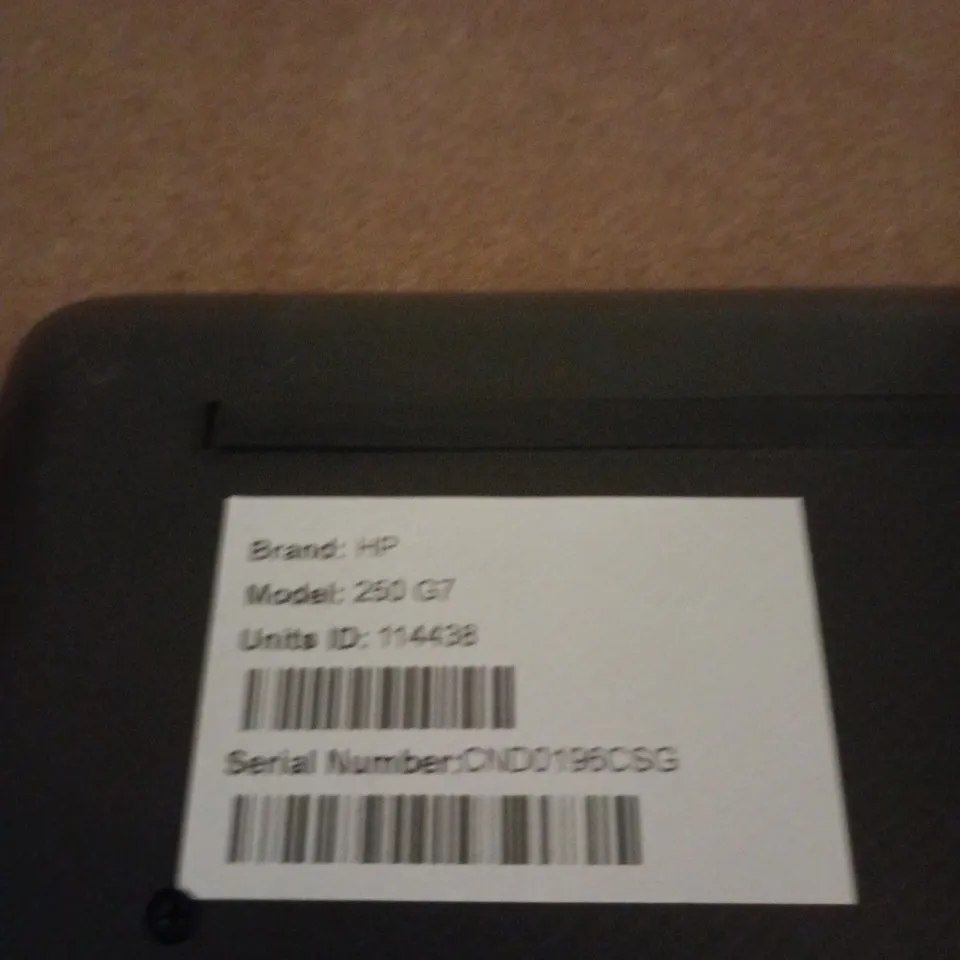 HP 250 G7 LAPTOP – BLACK