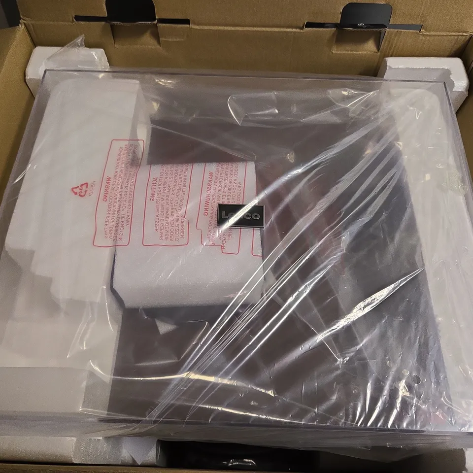 BOXED LENCO LS-600WA TURNTABLE WITH BUILT IN AMPLIFIER 
