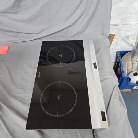 KLARSTEIN DOUBLE ELECTRIC HOTPLATE, GLASS-CERAMIC, BLACK – 2-RING COOKTOP