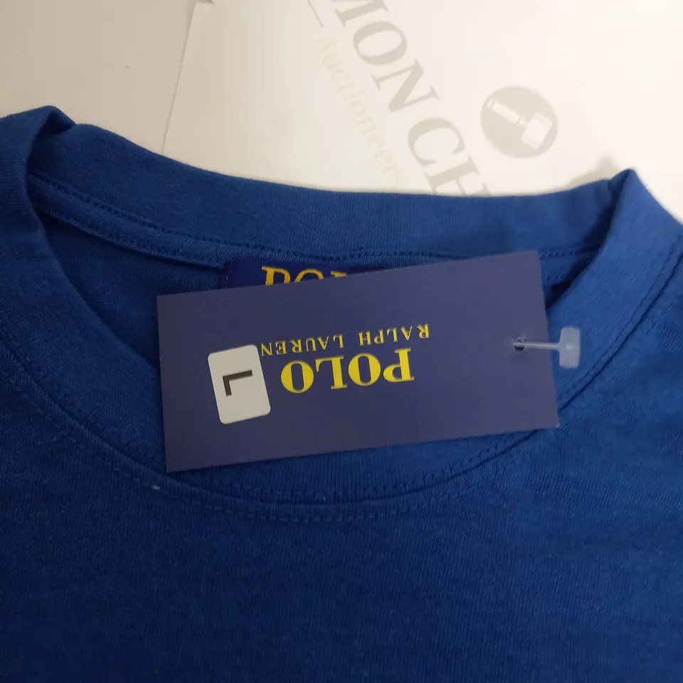 RALPH LAUREN POLO BLUE LOGO TSHIRT-LARGE