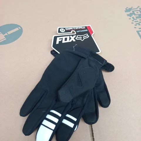 FOX DIRTPAW MX GLOVES – MEN'S, SIZE M, BLACK