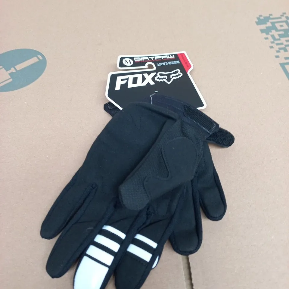 FOX DIRTPAW MX GLOVES – MEN'S, SIZE M, BLACK