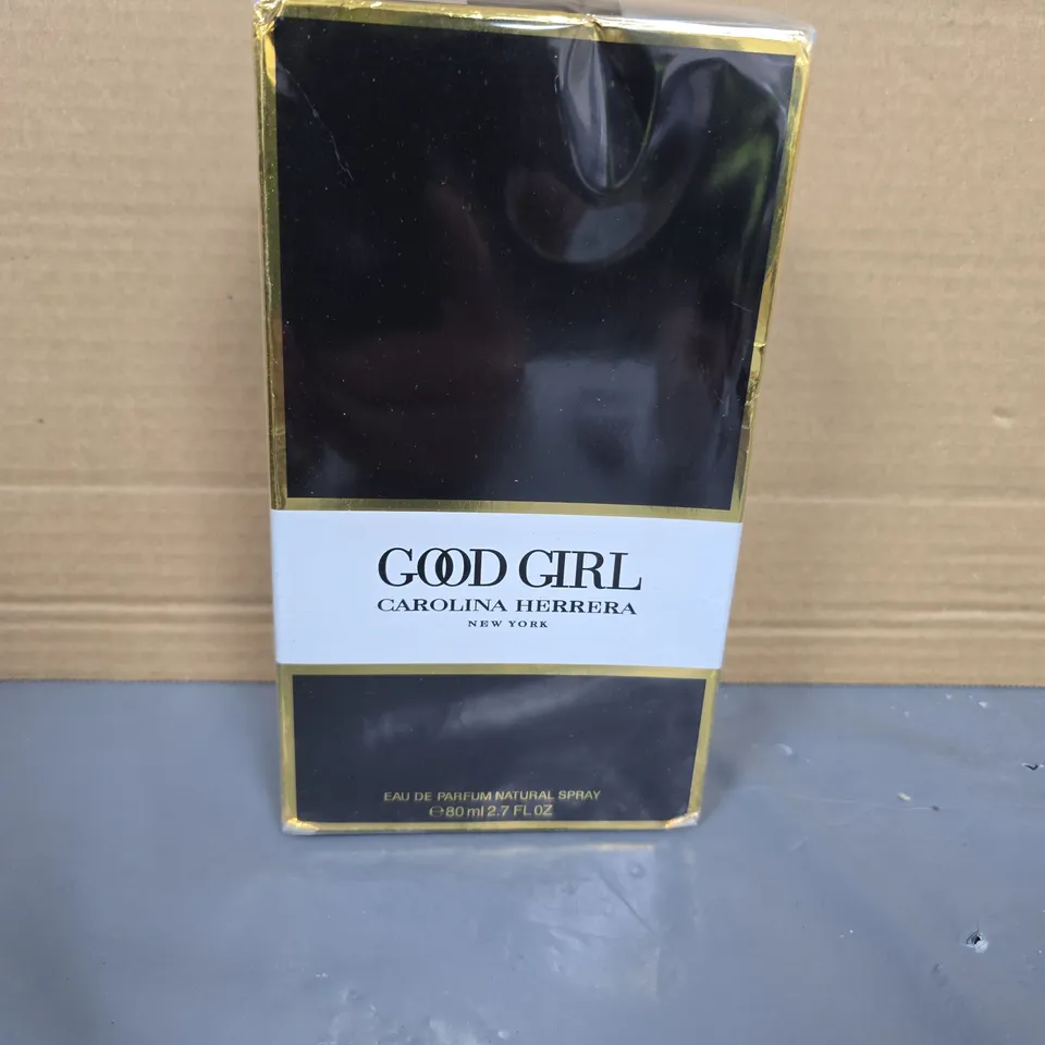 BOXED AND SEALED CAROLINA HERRERA GOOD GIRL EAU DE PARFUM 80ML