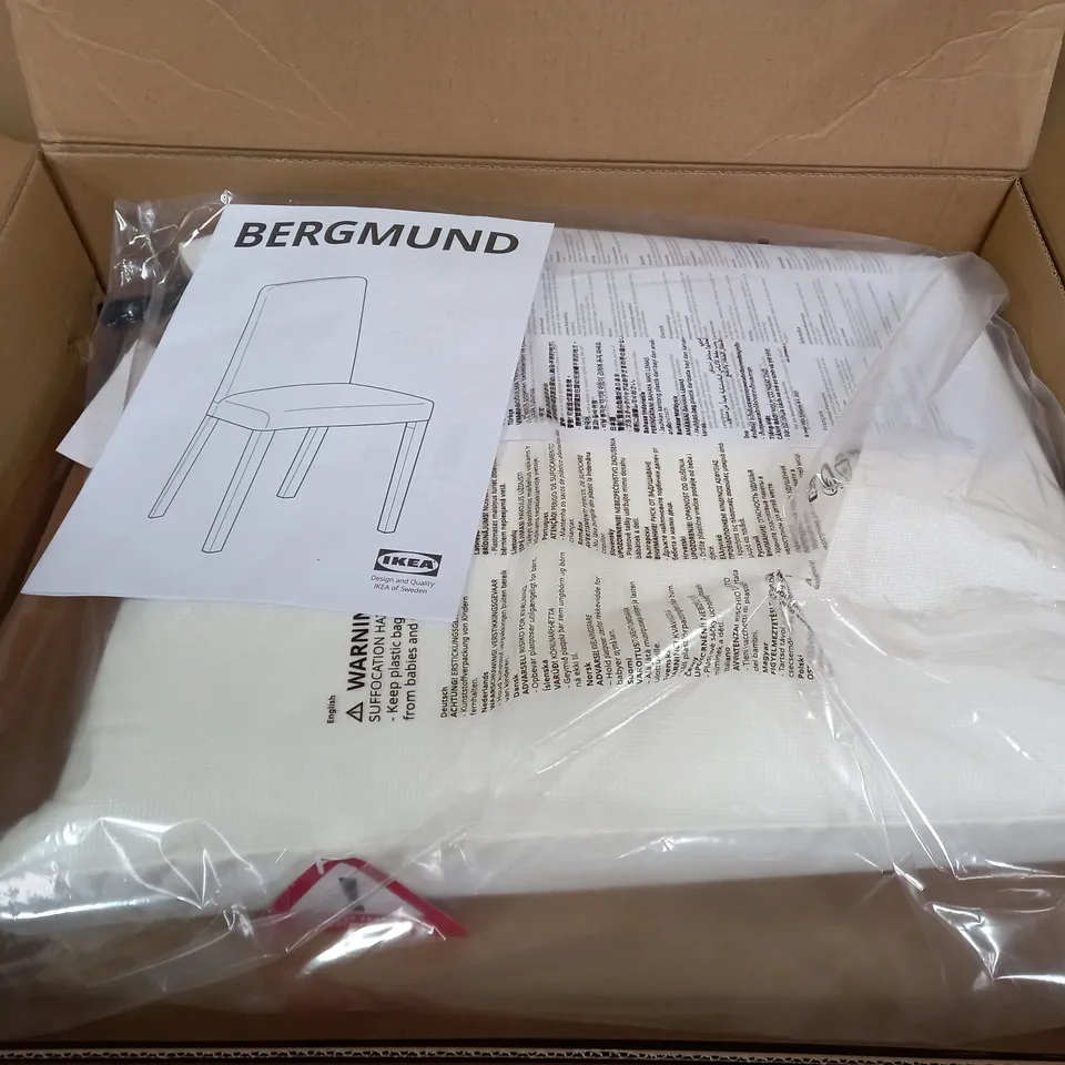 IKEA FLAT PACKED BERGMUND DINING ROOM CHAIR  