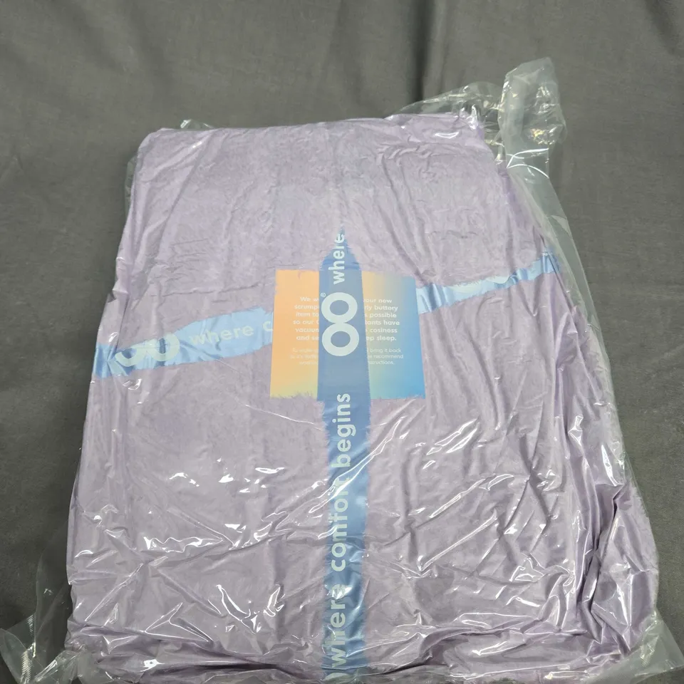 SEALED OODIE HOODED OVERSIZED BLANKET  - PURPLE