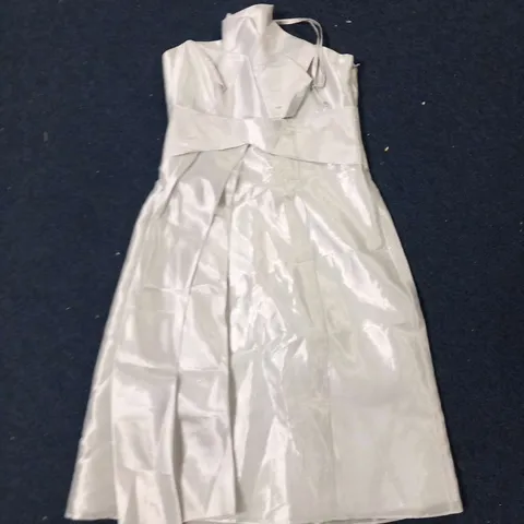 KAREN MILLEN DF183 SILVER DRESS SIZE 10