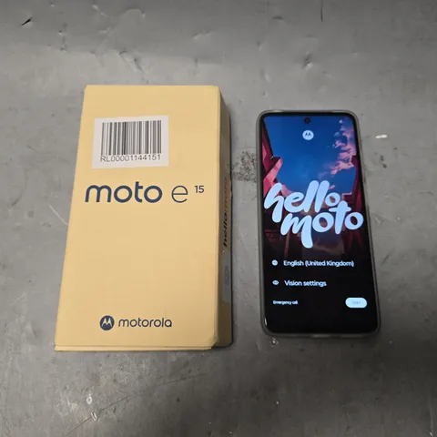 MOTOROLA MOTO E 15 