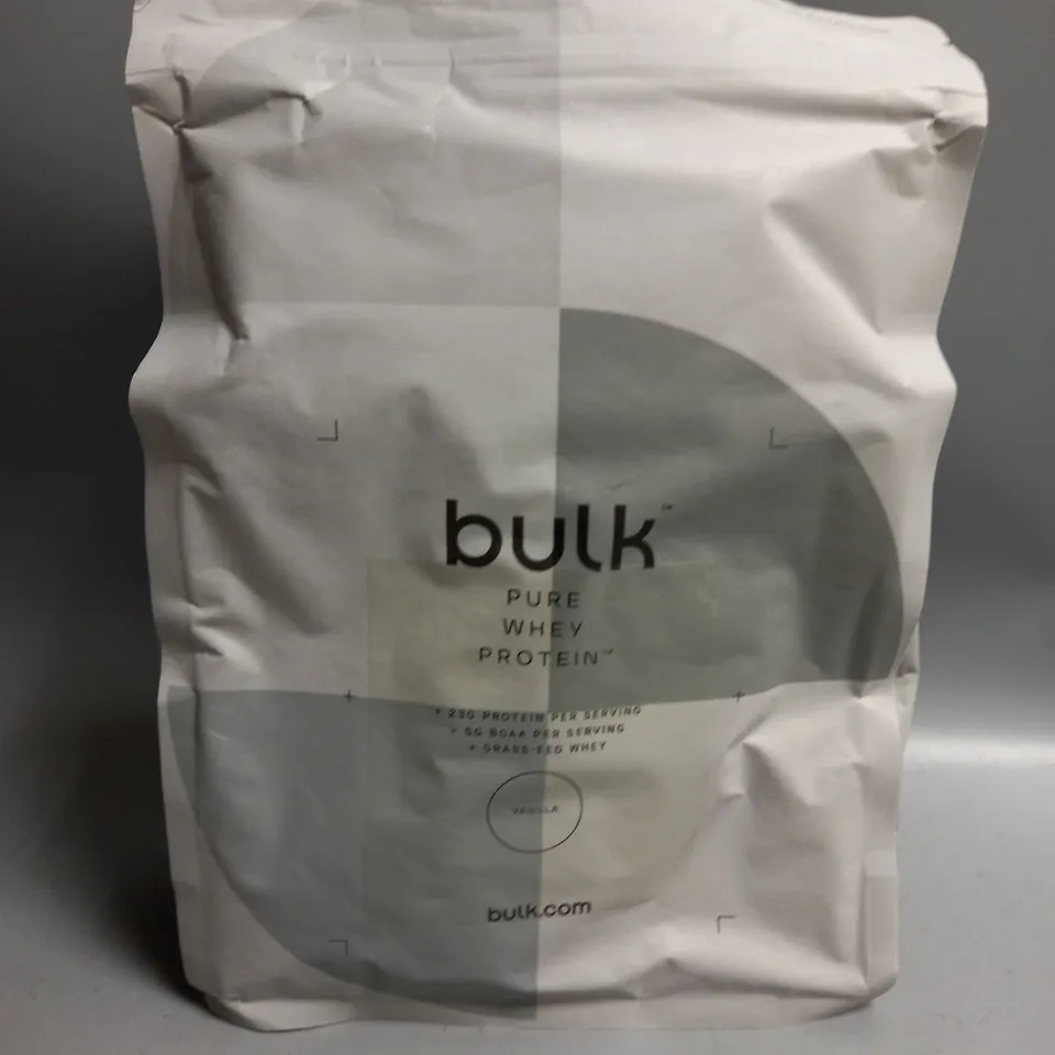 BULK PURE WHEY PROTEIN POWDER 1KG VANILLA FLAVOUR
