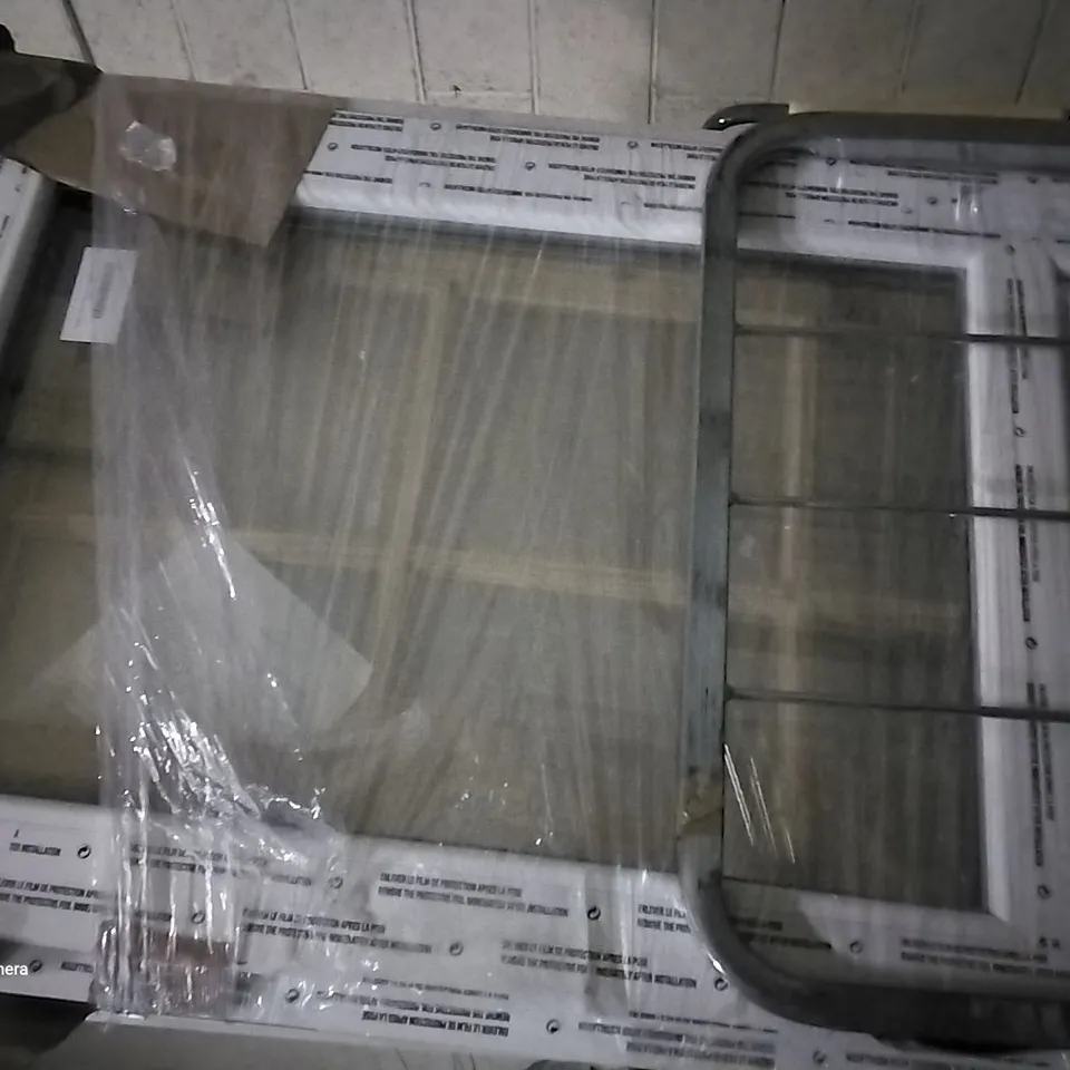 PVCU BACK DOOR 1/2 GLAZED 205.5 × 84.6 × 6cm