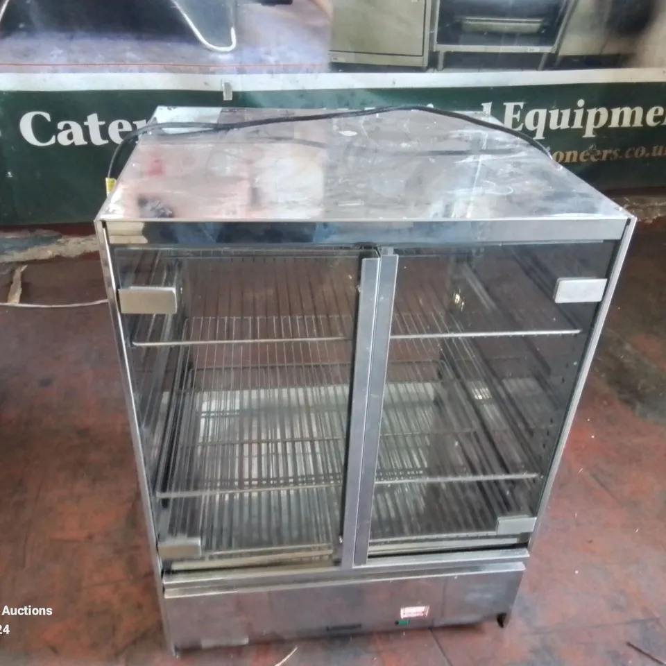 COMMERCIAL STAINLESS STEEL KEEP WARM DISPLAY CABINET