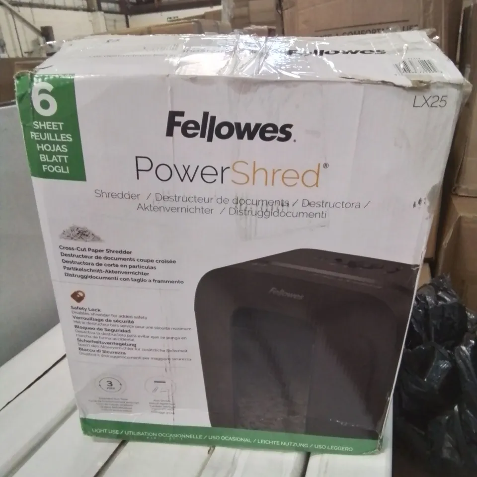 BOXED FELLOWERS POWERSHRED