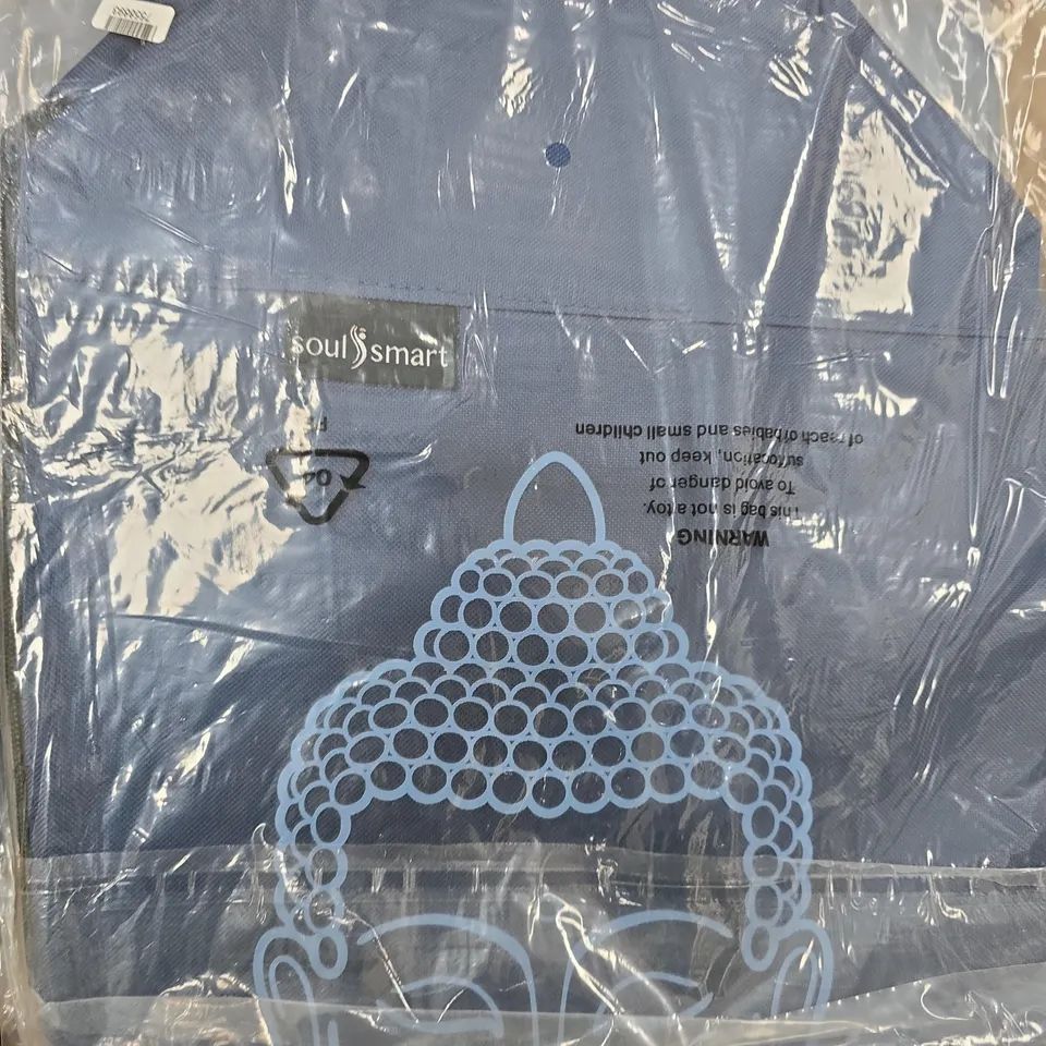BOX OF APPROXIMATELY 40 SOULSMART BUDDHA PRINT NAVY BAGS