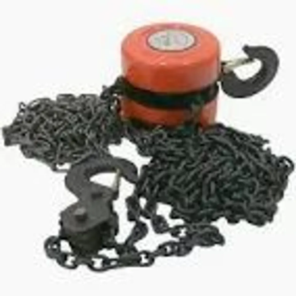 OYPLA 2 TON CHAIN LIFTING BLOCK & TACKLE HOIST HEAVY DUTY LOAD BOXED
