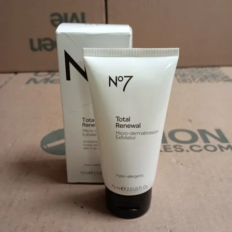 NO7 TOTAL RENEWAL MICRO-DERMABRASION EXFOLIATOR, 75ML