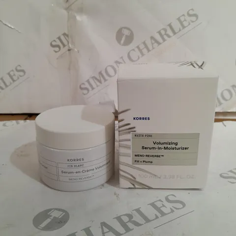 KORRES WHITE PINE MENO-REVERSE VOLUMIZING SERUM-IN MOISTURIZER